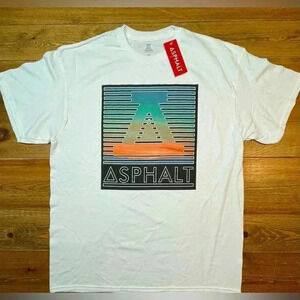 Asphalt | Yacht Club Graphic T Shirt | White | Men’s Large